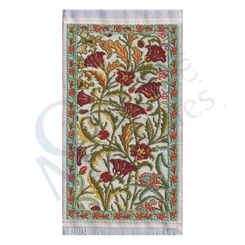 Carpet beige flowers