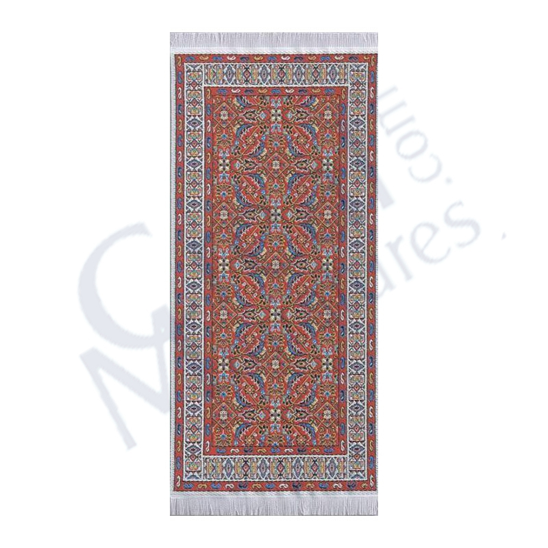 Tapis couloir tissé Persan rouge