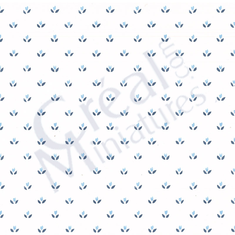 Blue flowers wallpaper