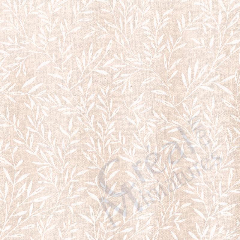 Wallpaper Beige foliage