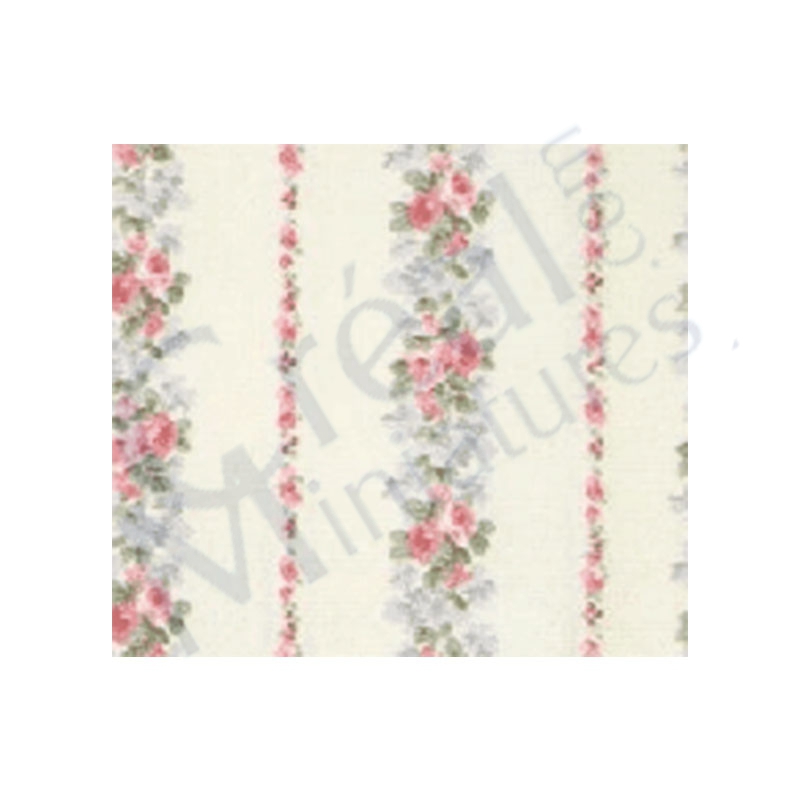 Wallpaper stripes+flowers