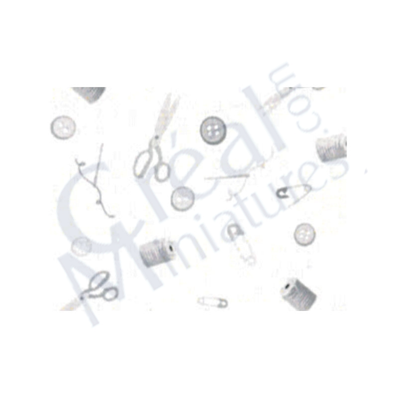 Wallpaper Sew perfect Toile Grey
