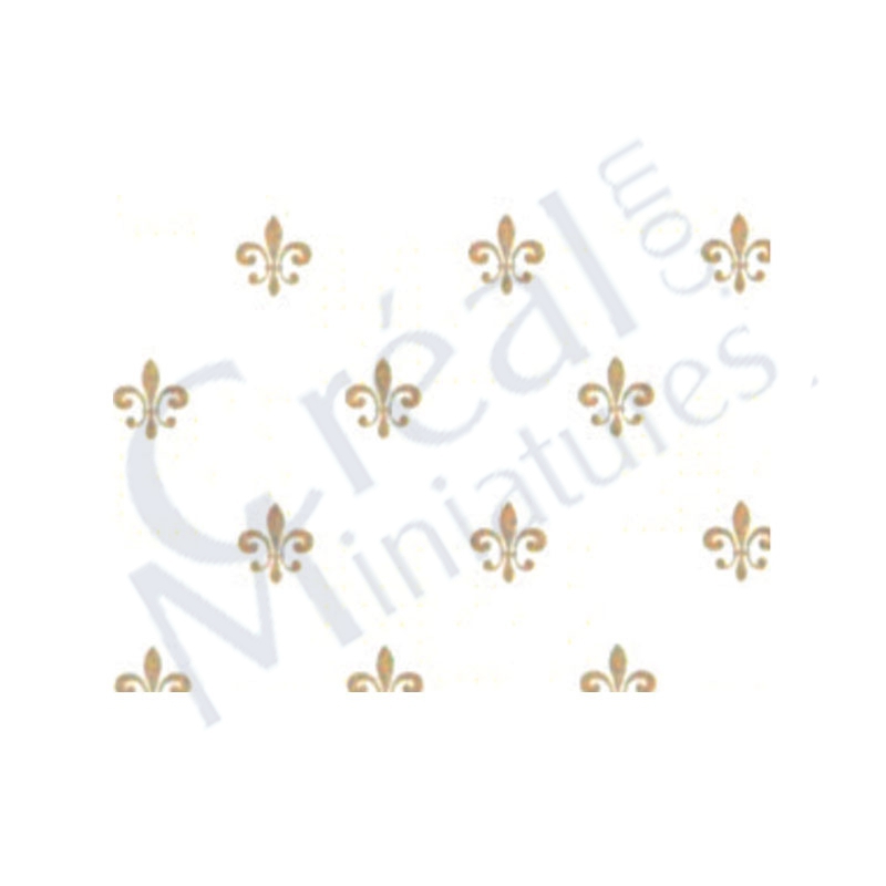 Wallpaper + Princess Fleur de Lys Beige