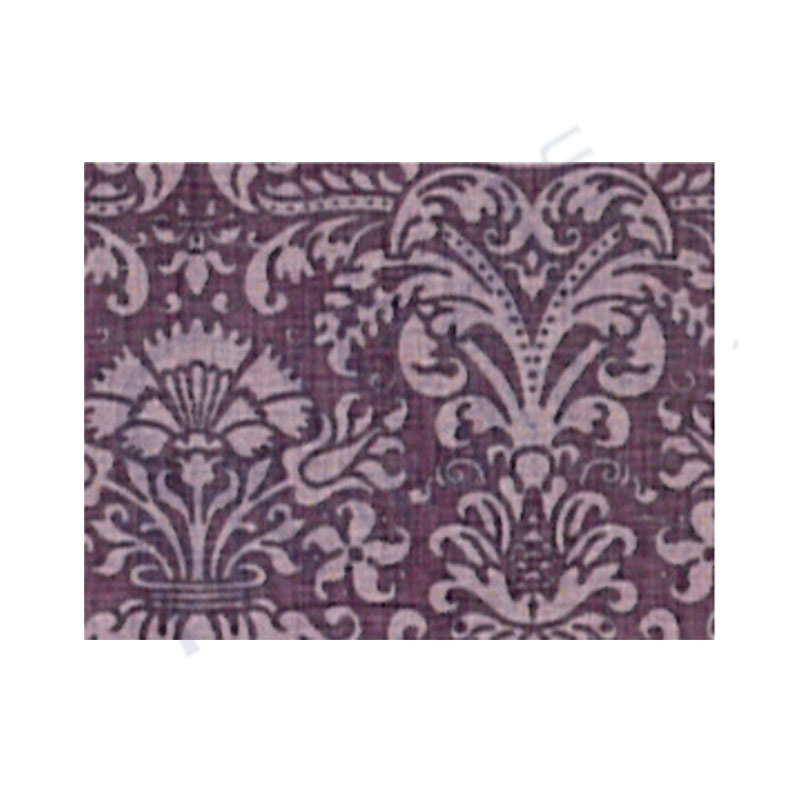 Wallpaper-Annabelle Damask Purple Pulm
