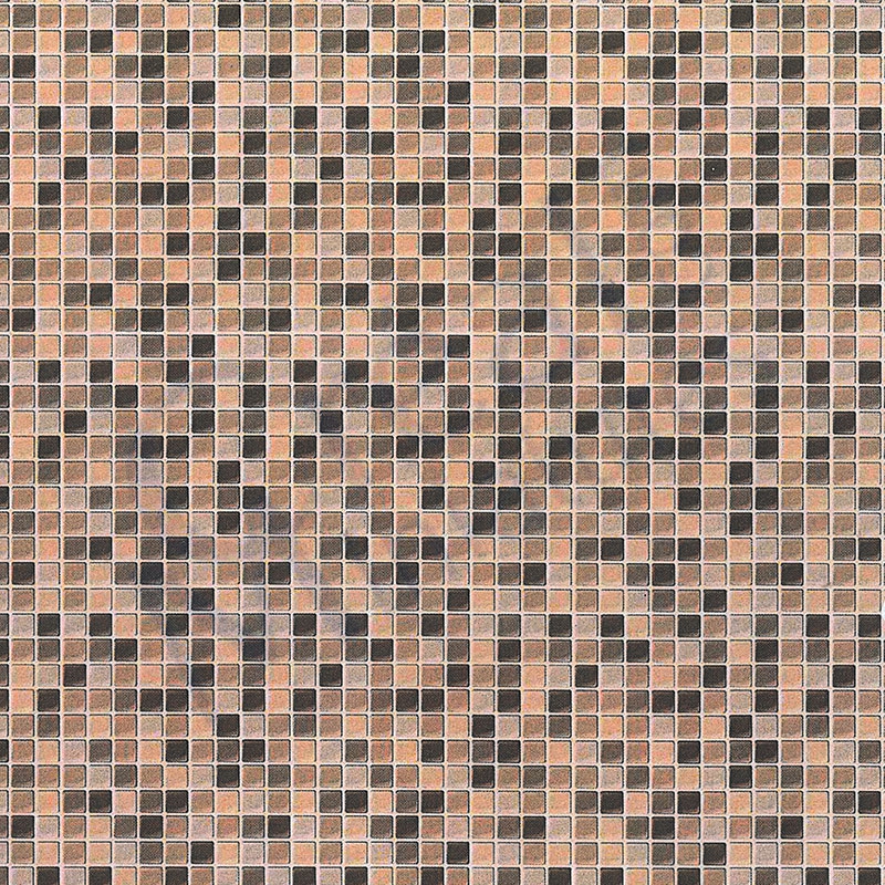 Wallpaper - Mozaique Tile - Beige braun