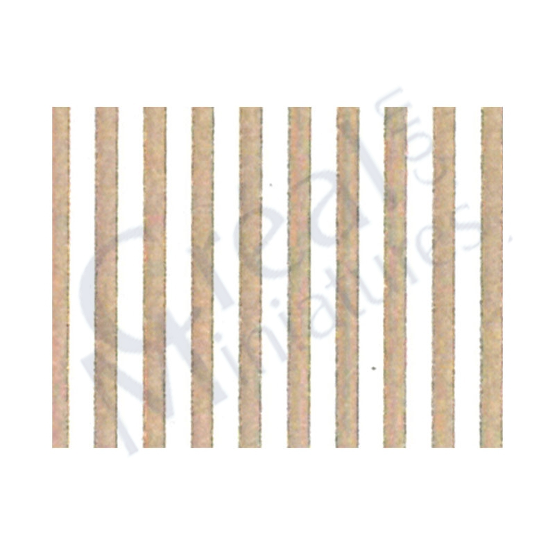 Beige-brown striped printed wallpaper