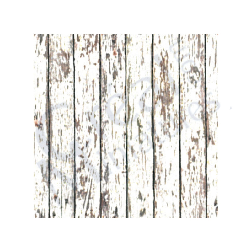 Wallpaper - Distressed Wood - White