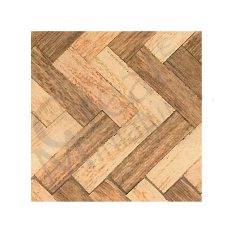 Imitation parquet chevrons imprimé